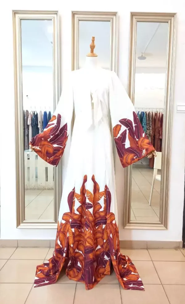 ROBE EDWINA GARDEN ORANGE – Image 2