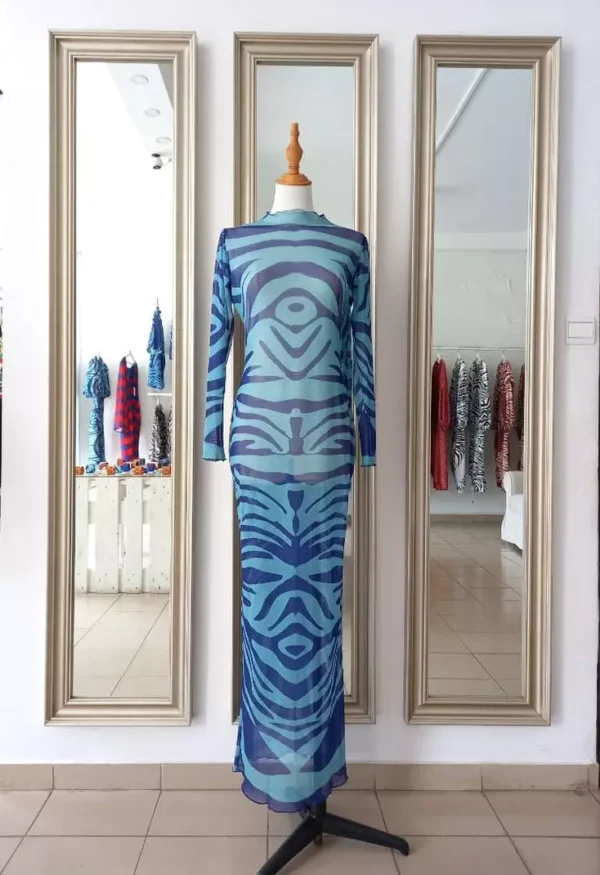 ROBE FILET TIGER BLUE - Nanawax
