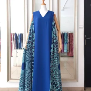 ROBE HAKEEMA GOUTTE D’EAU BLEU 2