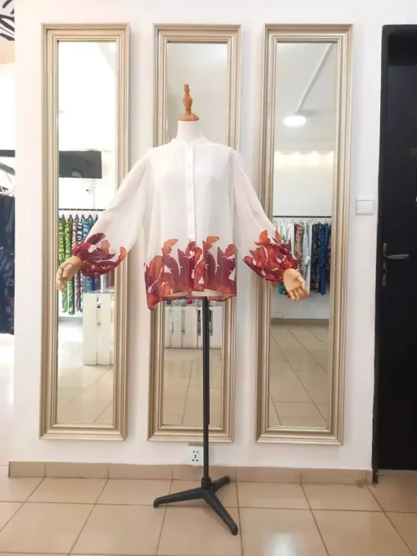 TOP FATIM GARDEN ORANGE - Nanawax